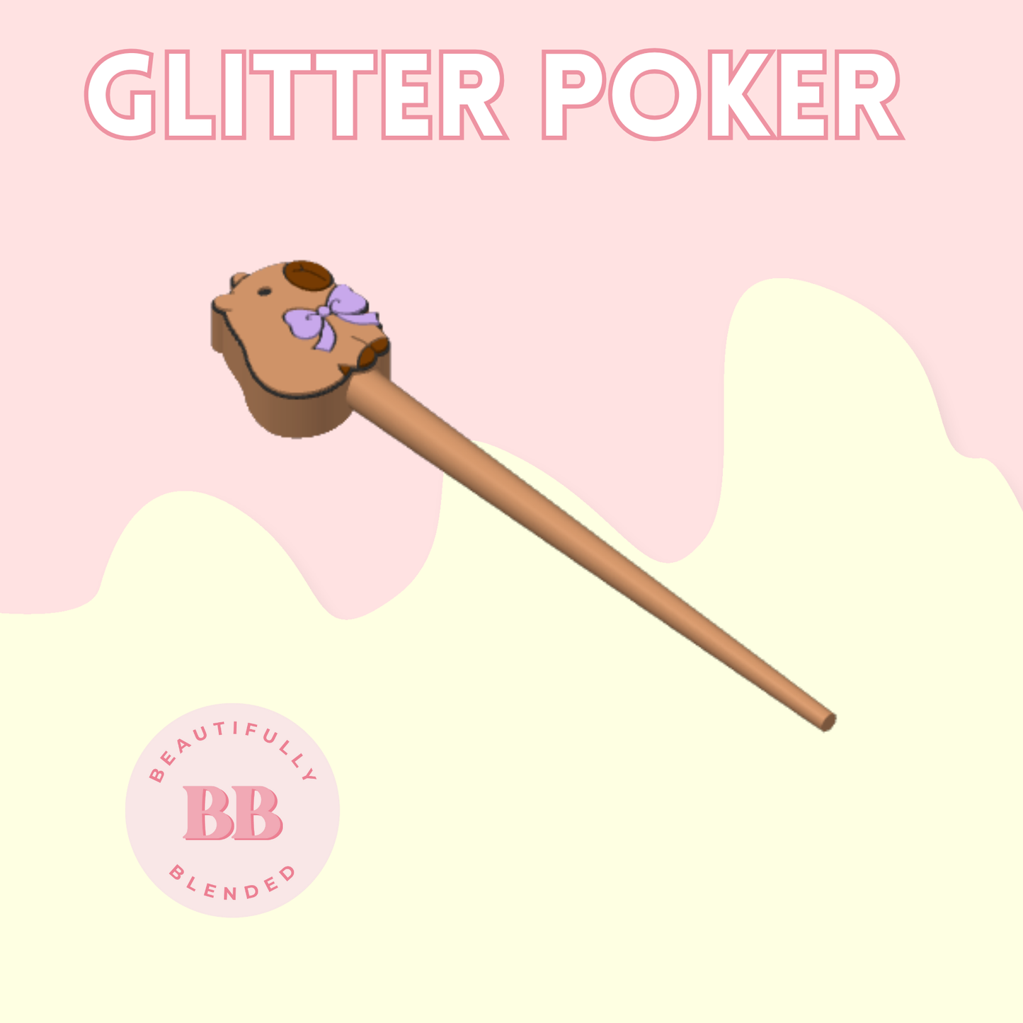 CABYBARA GLITTER POKER SINGLE