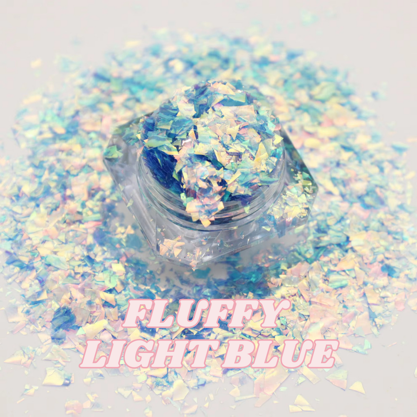 FLUFFY LIGHT BLUE