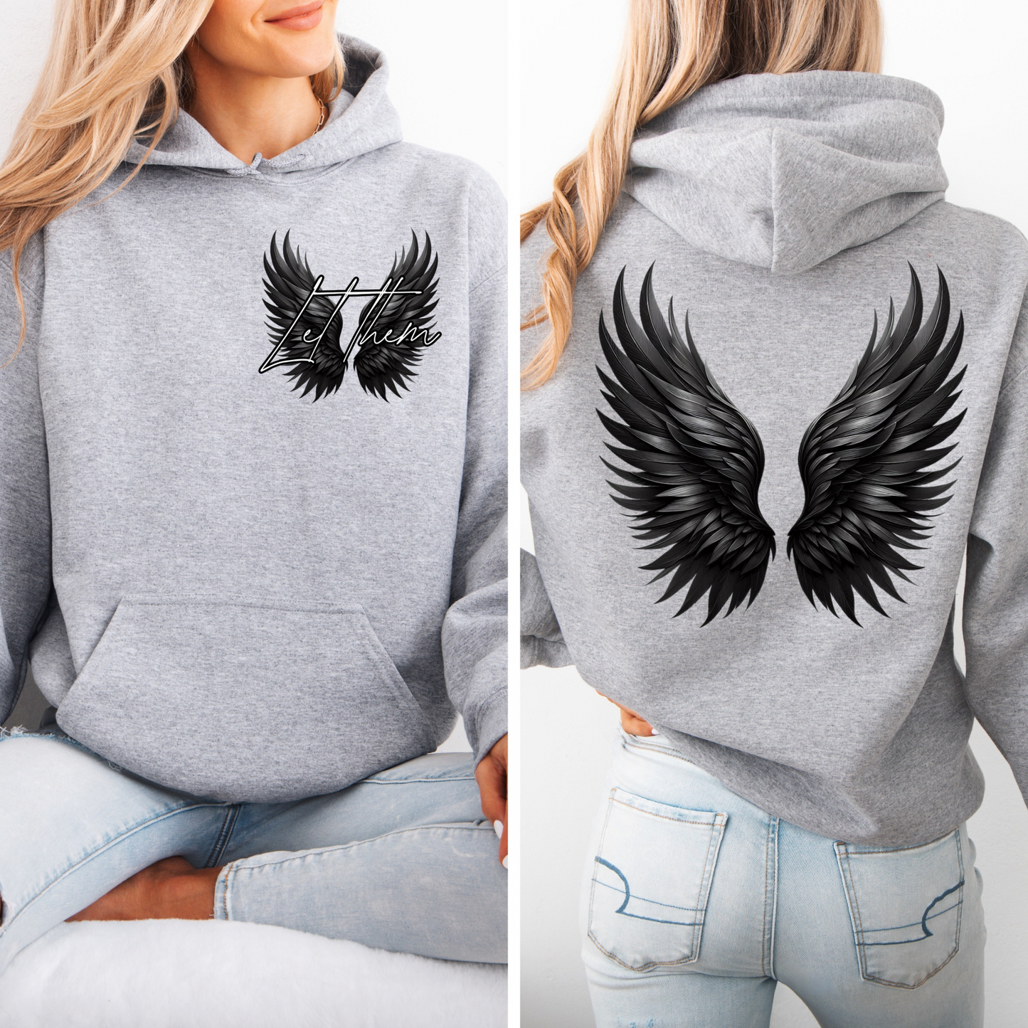 Adults Wing Hooded Jumper