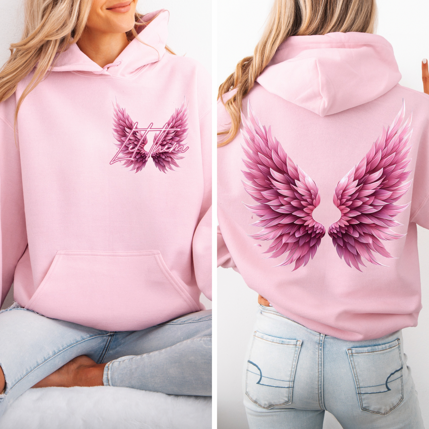 Adults Wing Hooded Jumper