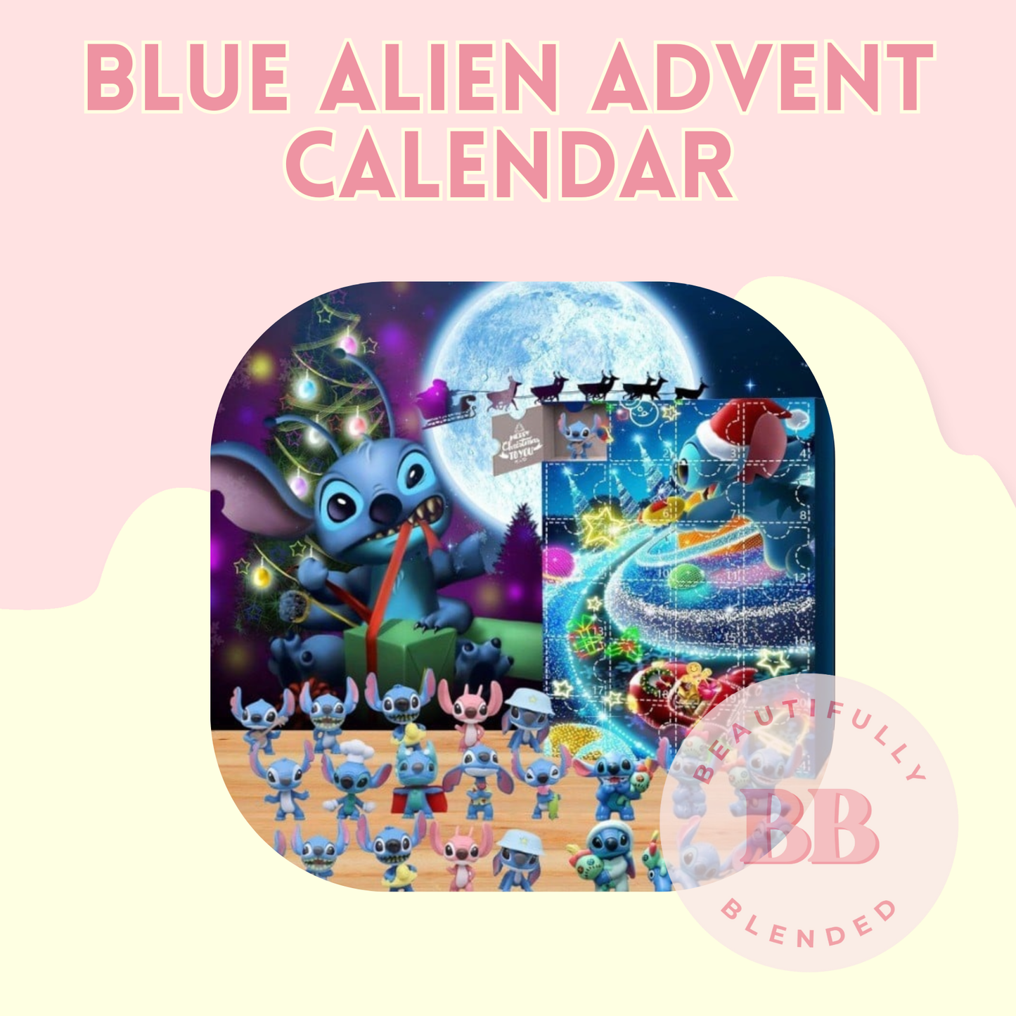 BLUE ALIEN ADVENT CALENDAR- PREORDER 2 WEEKS