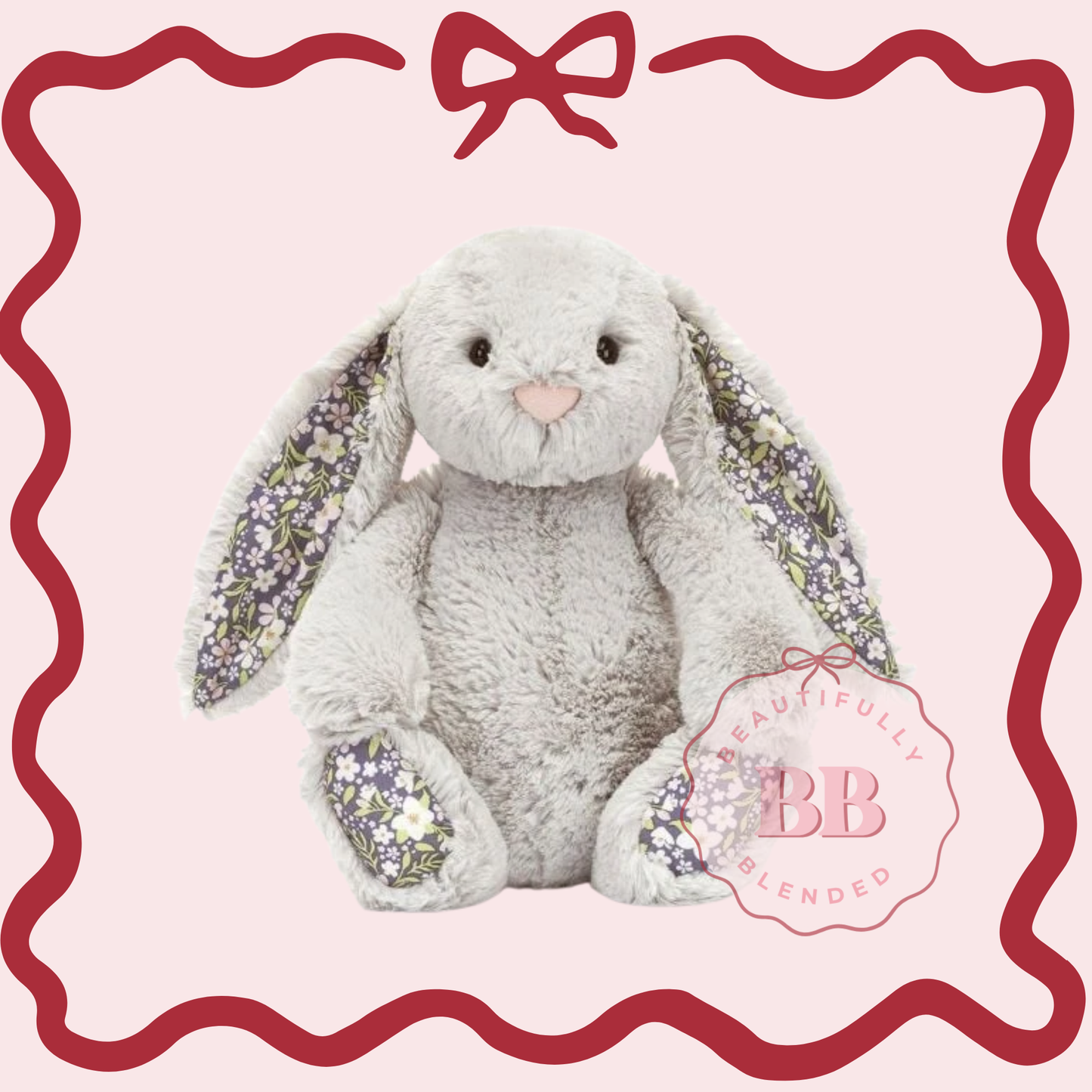 GREY FLORAL BUNNY-2 WEEK WAIT