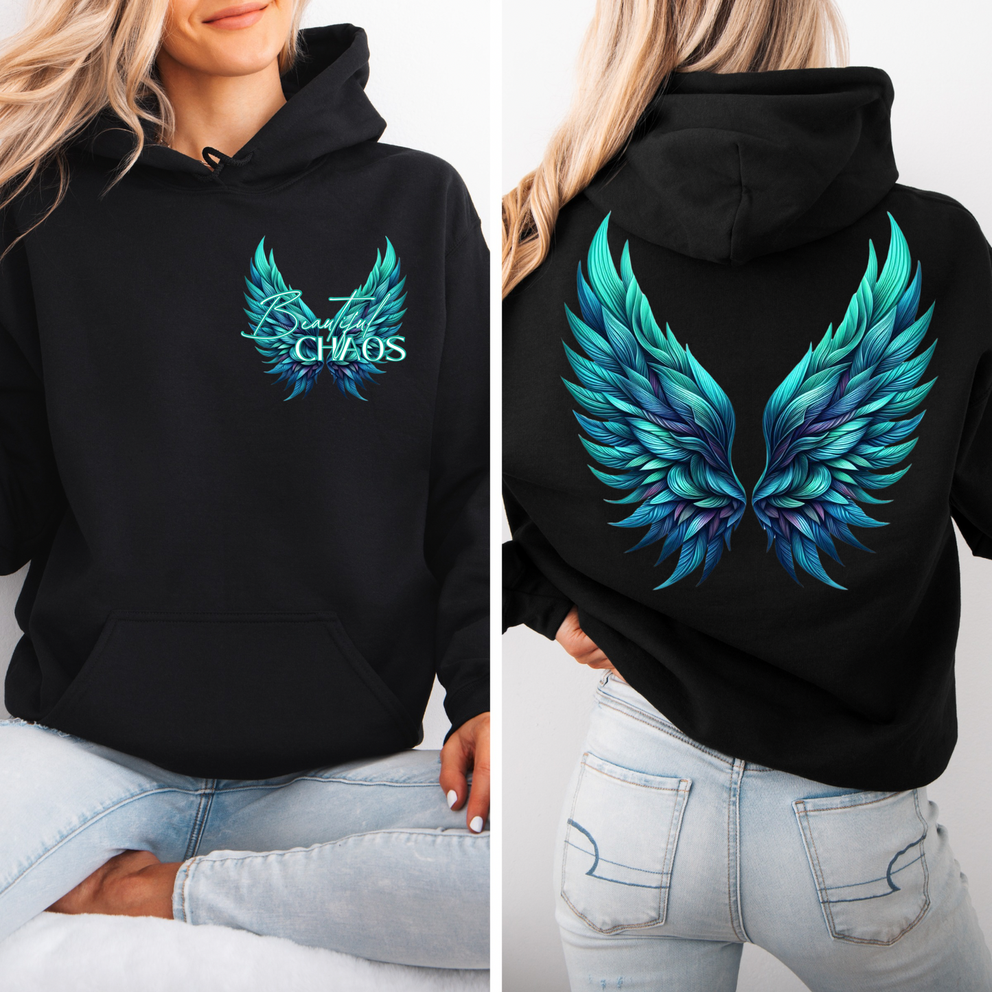 Adults Wing Hooded Jumper
