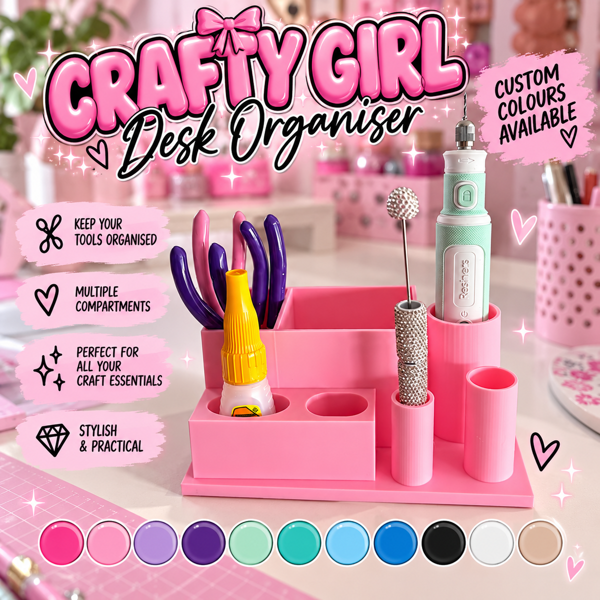 CRAFTY GIRL DESK ORGANISER