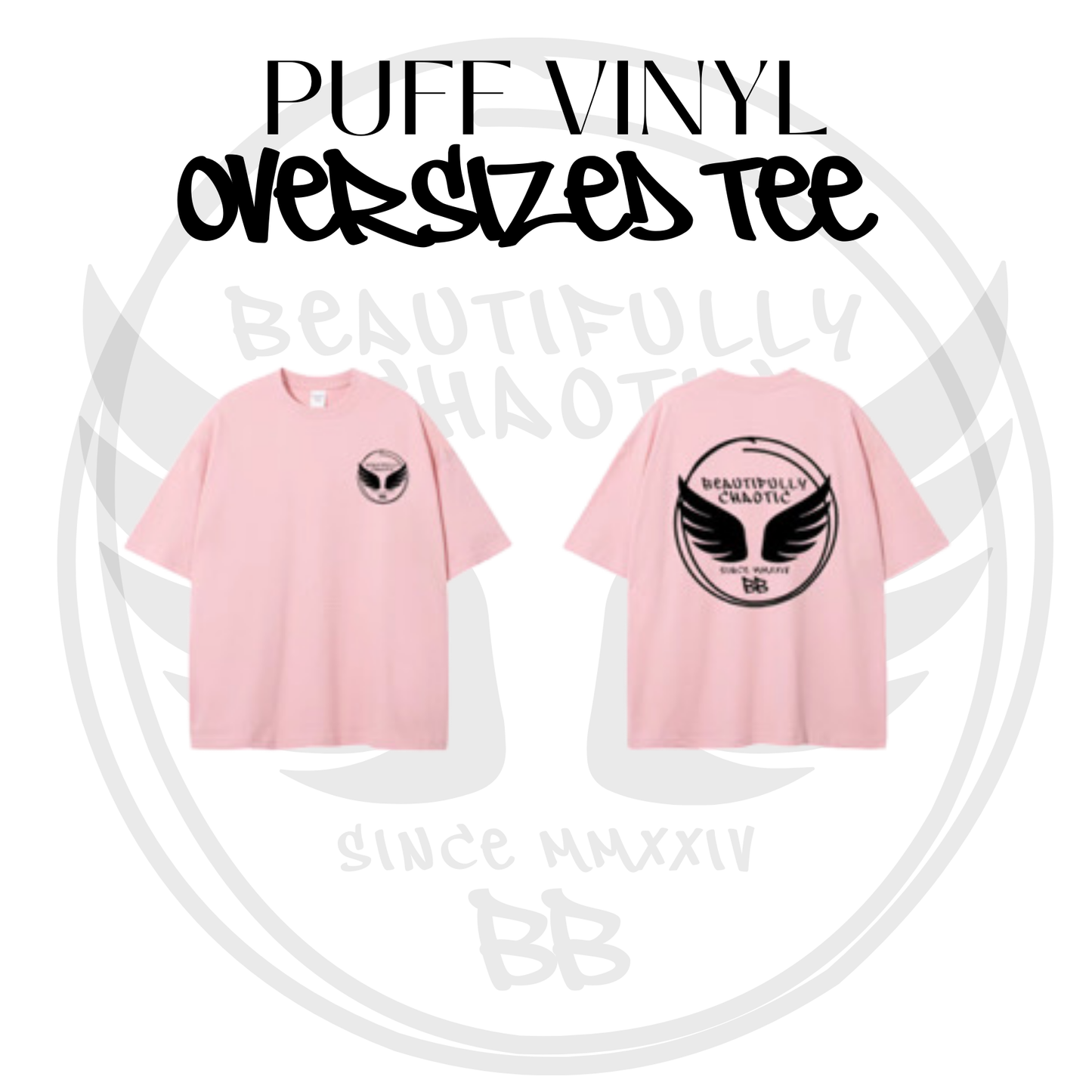 OG OVERSIZED TEE PINK/BLACK