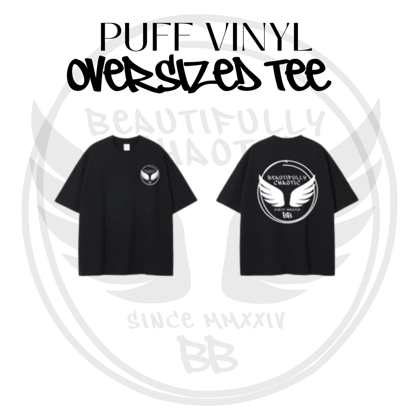 OG OVERSIZED TEE BLACK/WHITE