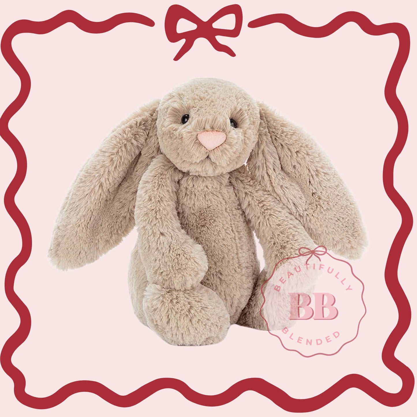 SIMPLE TAN BUNNY PLUSHIE- 2 WEEK WAIT