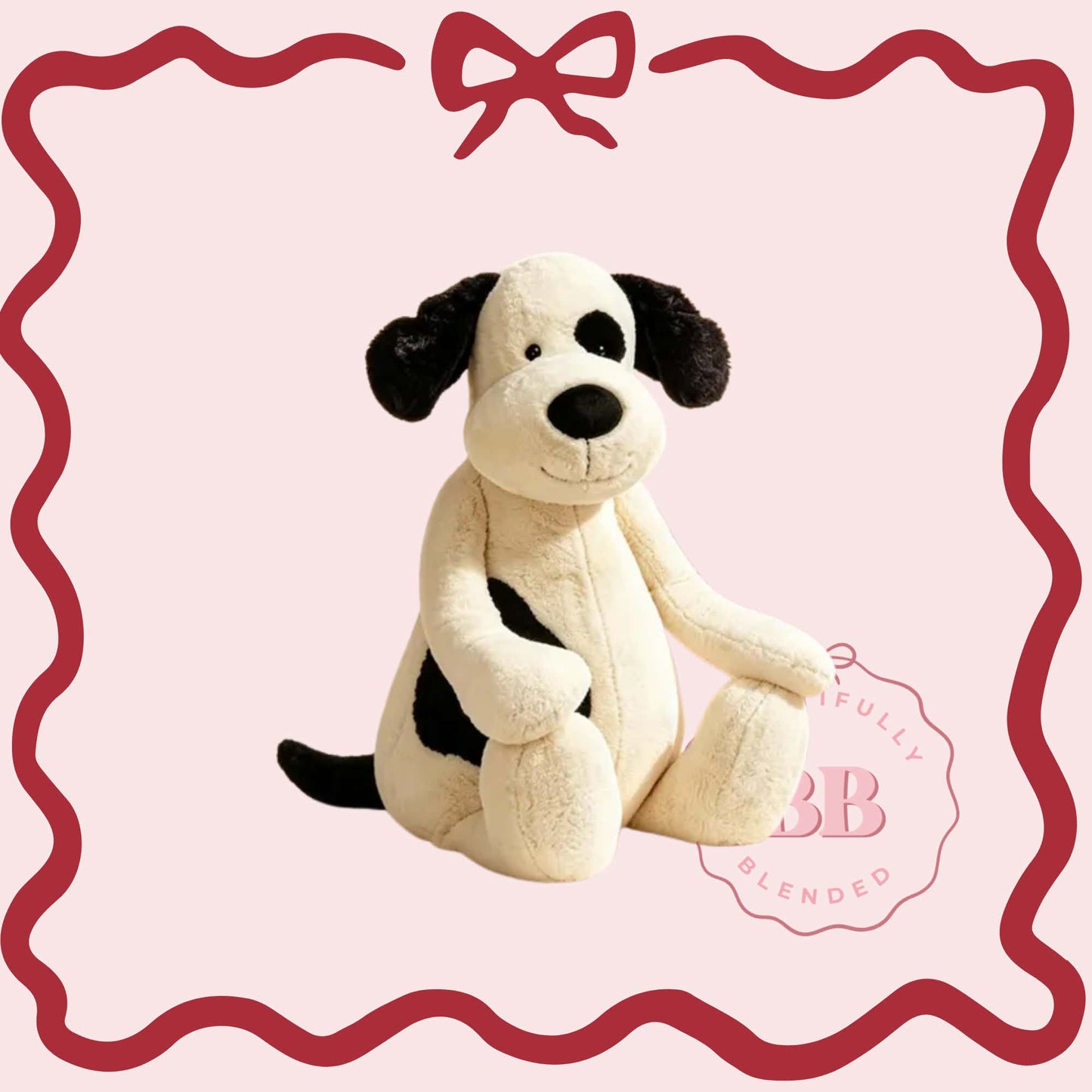 SPOTTY DOG PLUSHIE- 2 WEEK WAIT