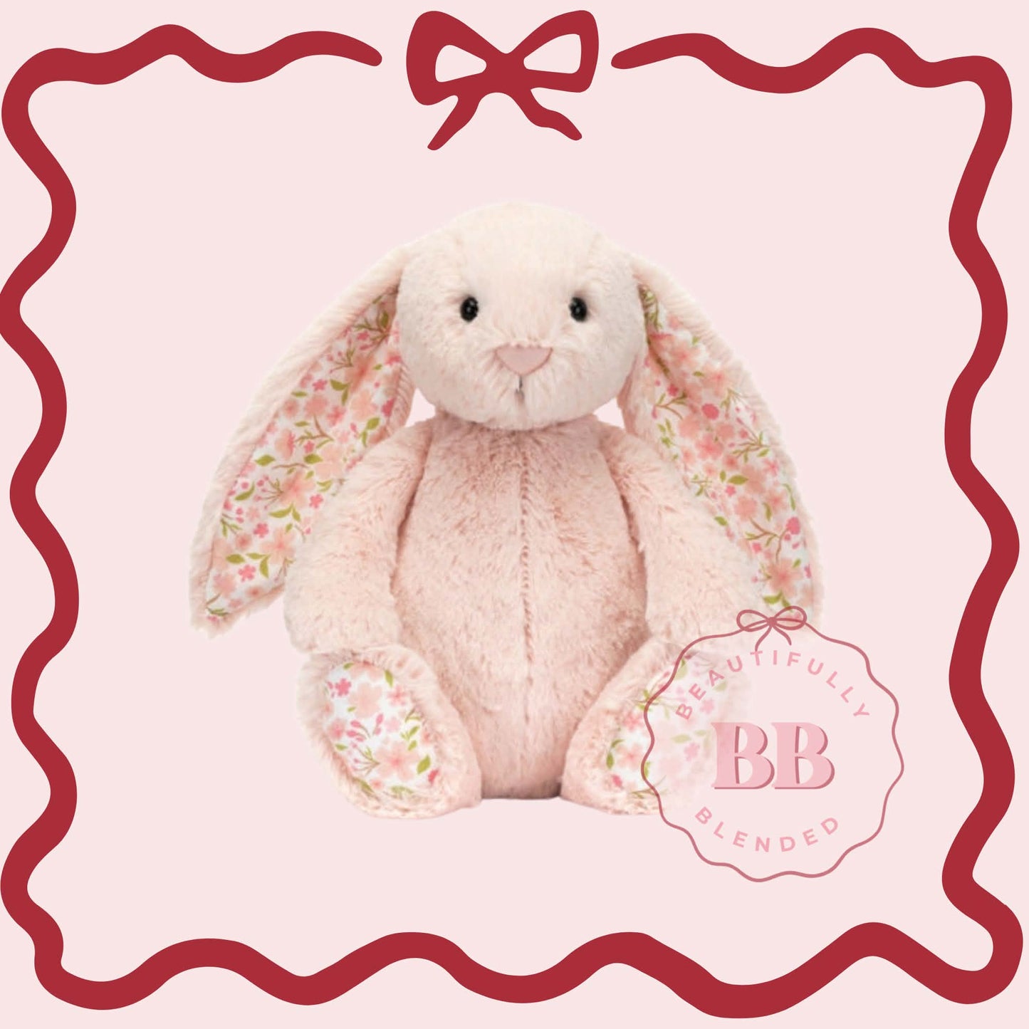 PINK BUNNY PLUSHIE- 2 WEEK WAIT