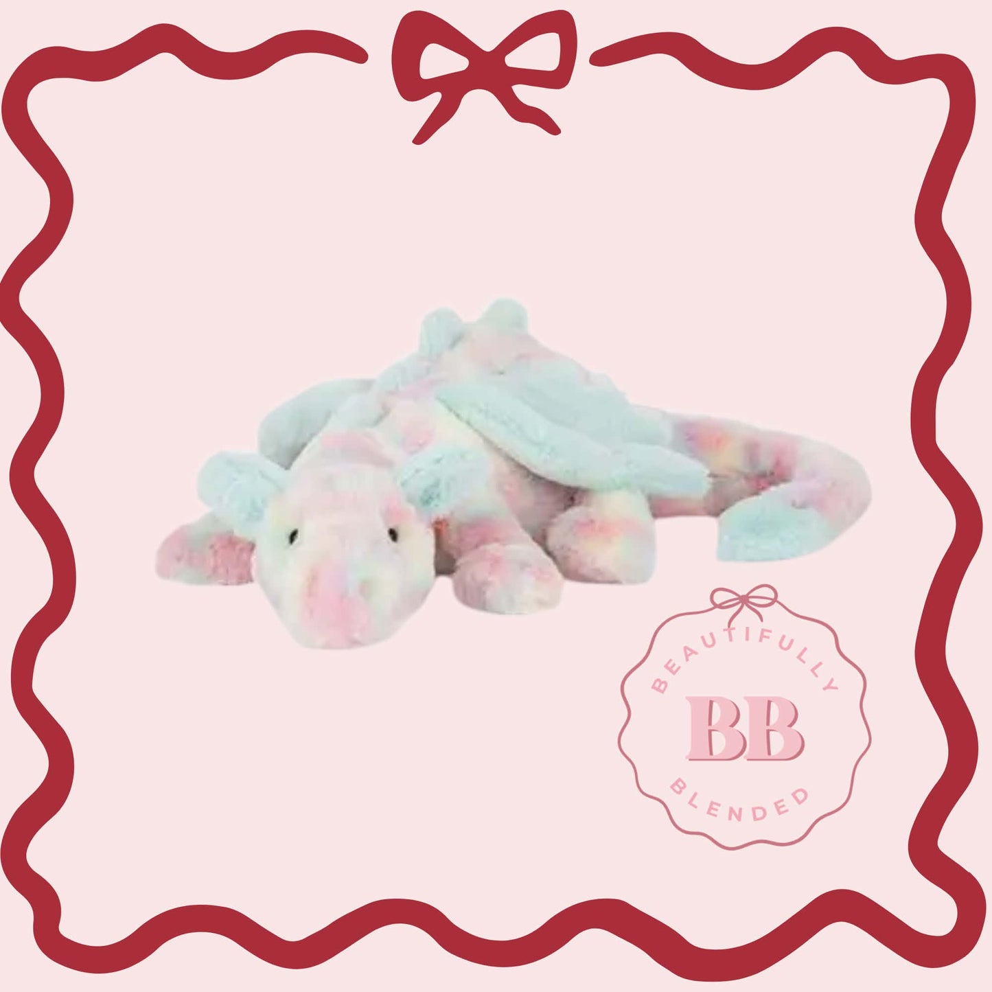 RAINBOW DRAGON PLUSHIE - 2 WEEK WAIT