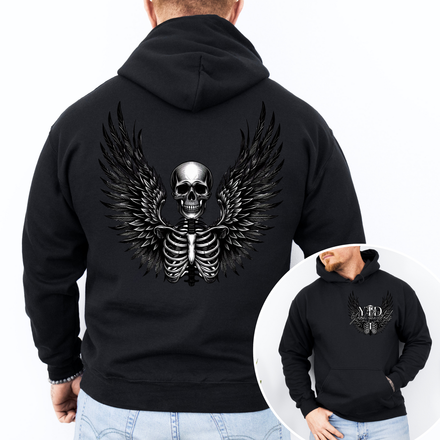 Adults Wing Hooded Jumper