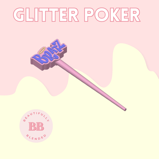 B DOLL GLITTER POKER SINGLE