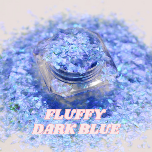 FLUFFY DARK BLUE