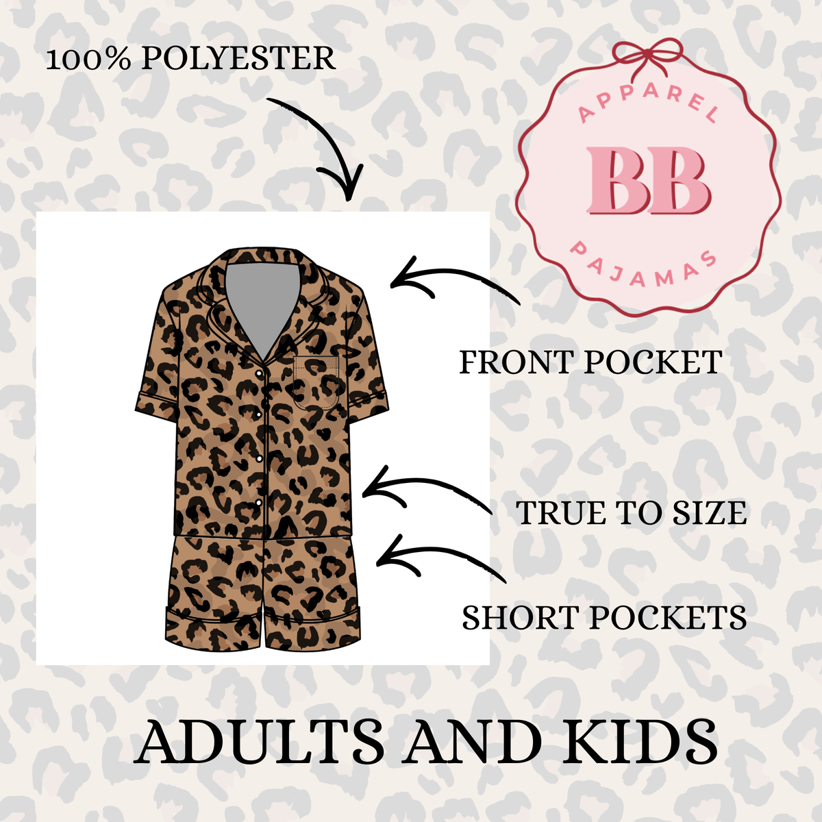 LEOPARD PRINT- PREORDER 4 WEEKS
