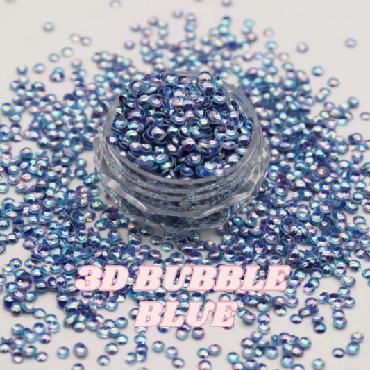 3D BUBBLE BLUE