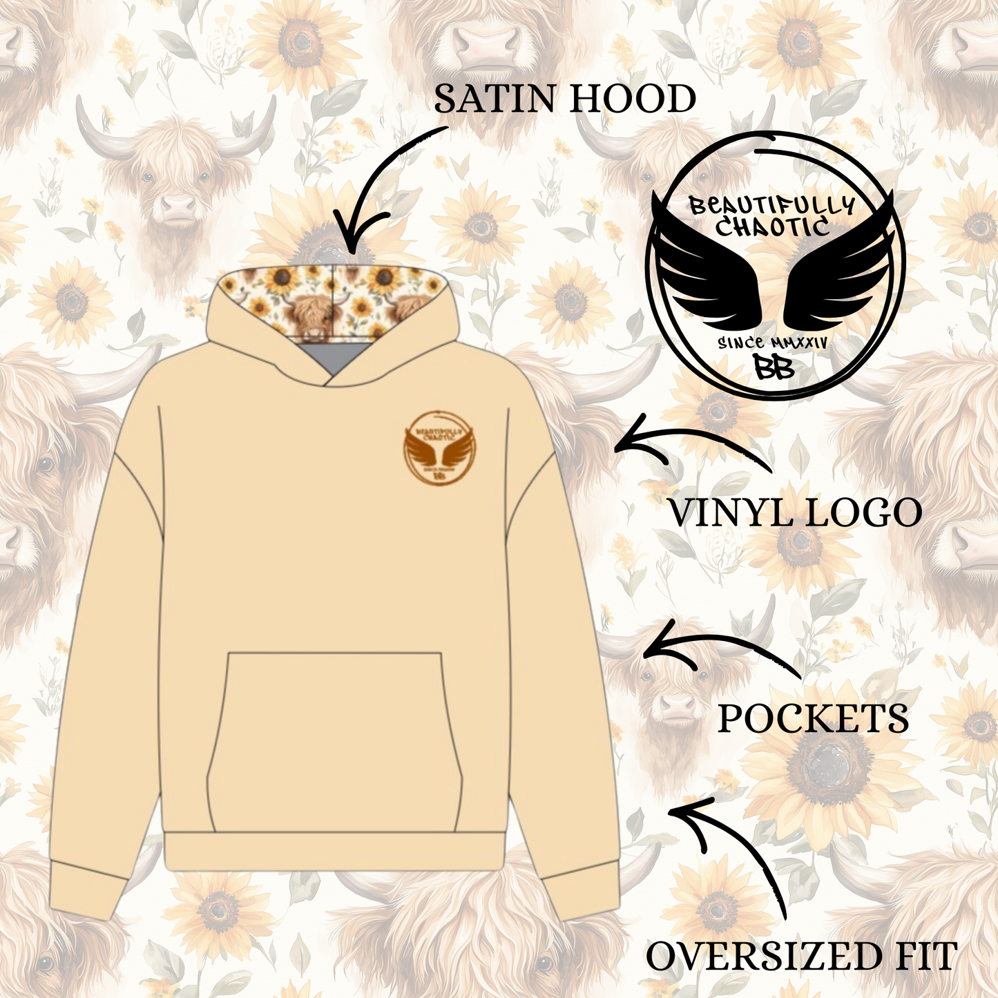 BB HIGHLAND HOODED JUMPER- PRESALE 6 WEEKS