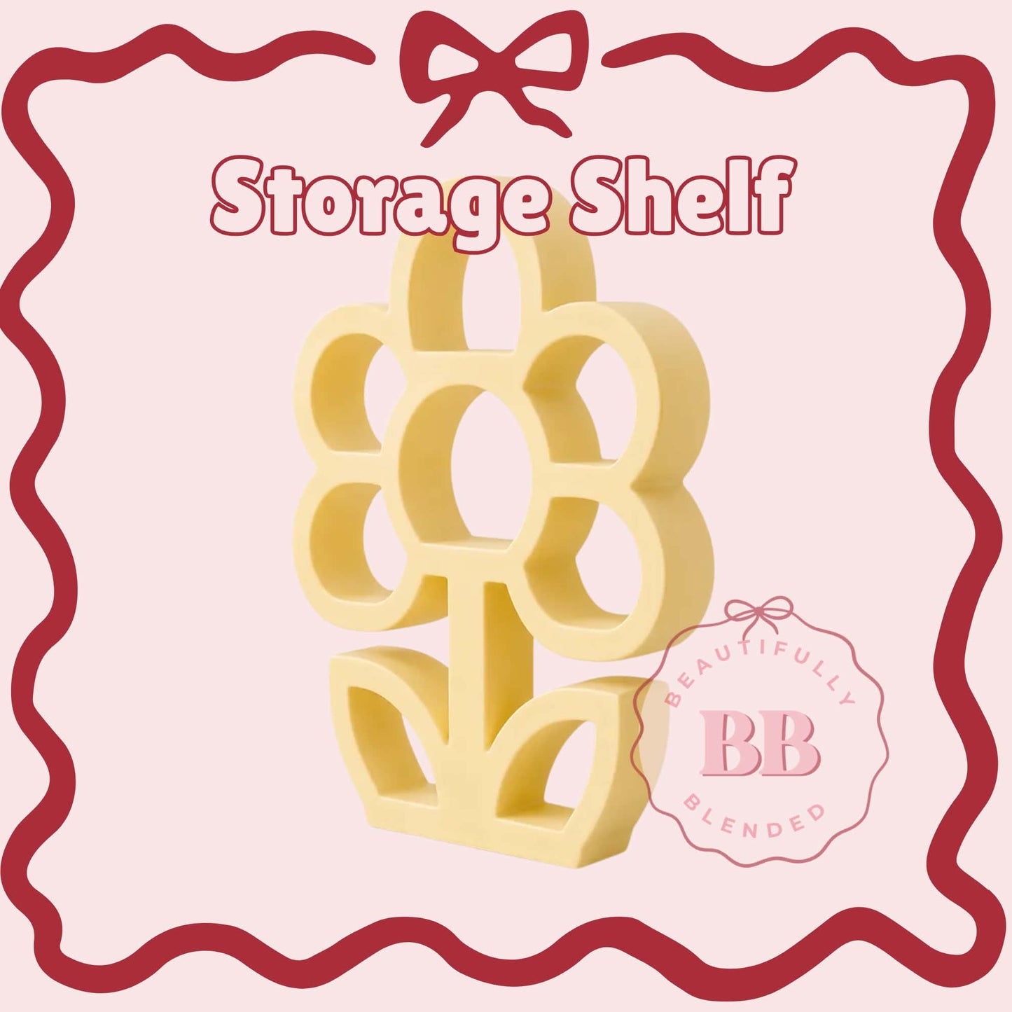 Flower 2 Storage Shelf