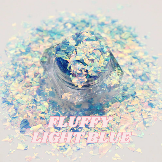 FLUFFY LIGHT BLUE