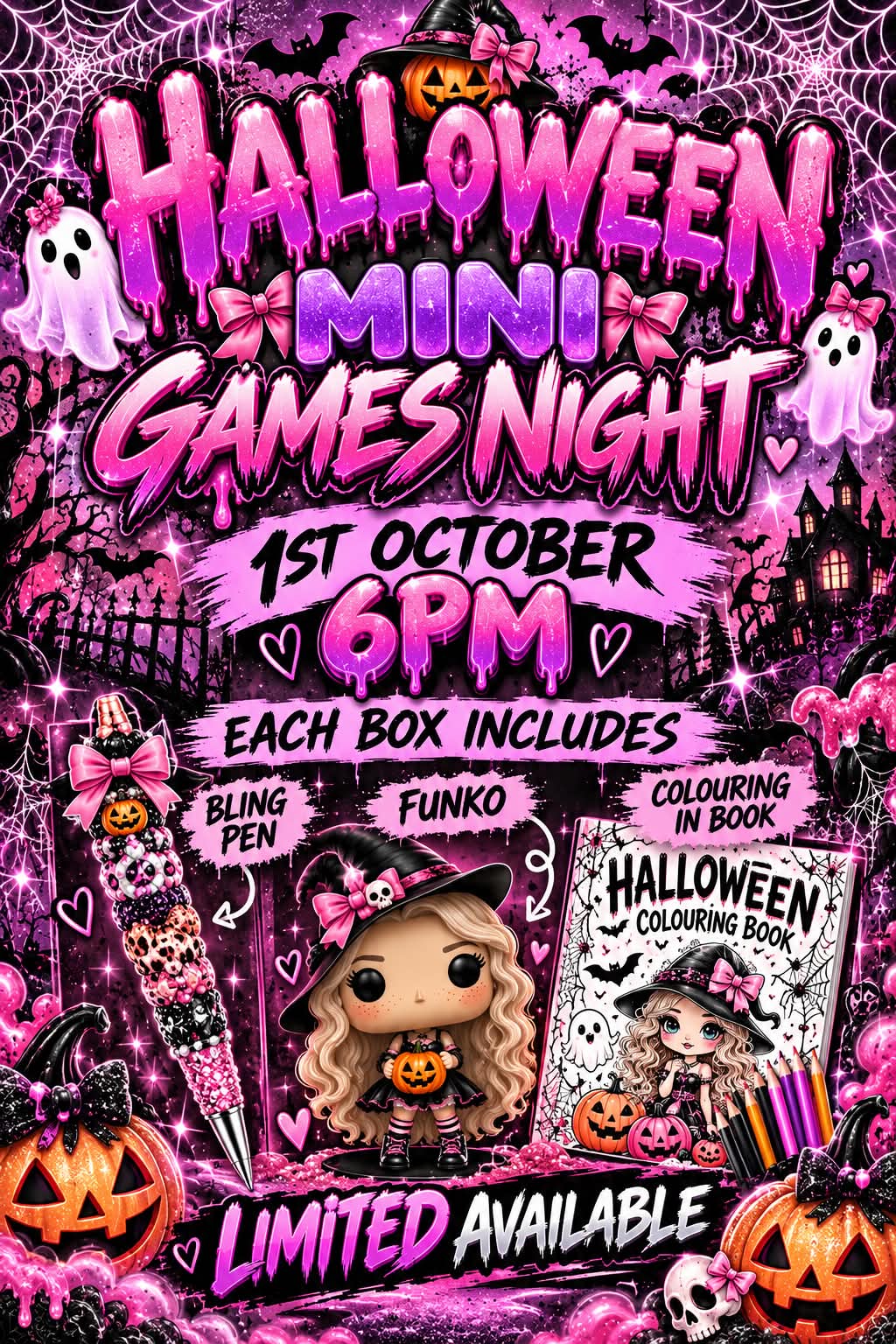 Halloween Mini Games Night