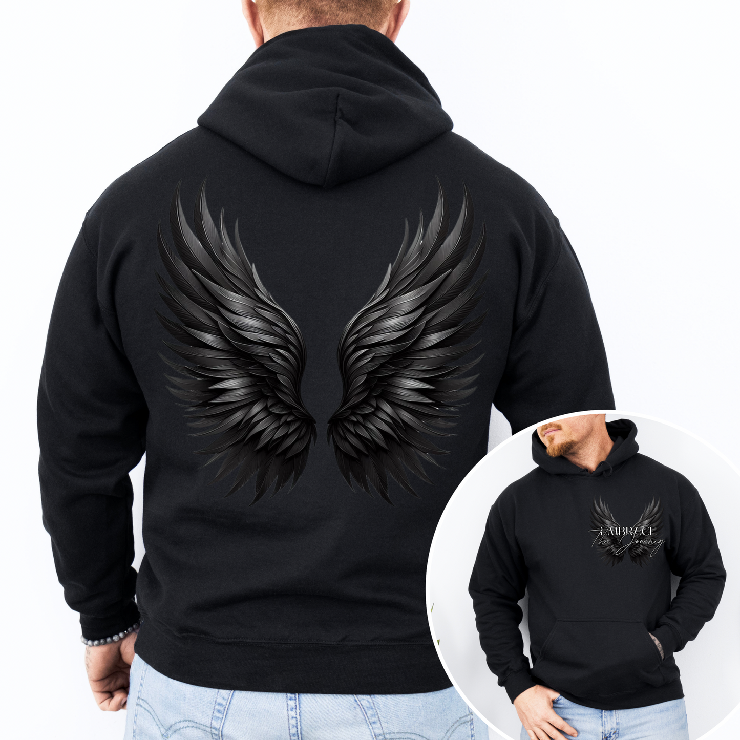 Adults Wing Hooded Jumper