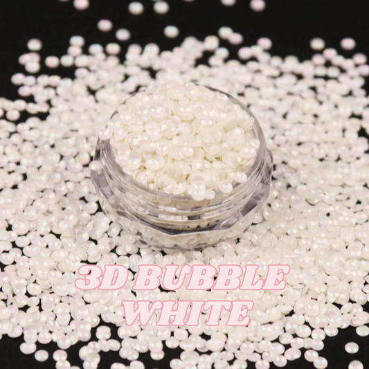 3D BUBBLE WHITE