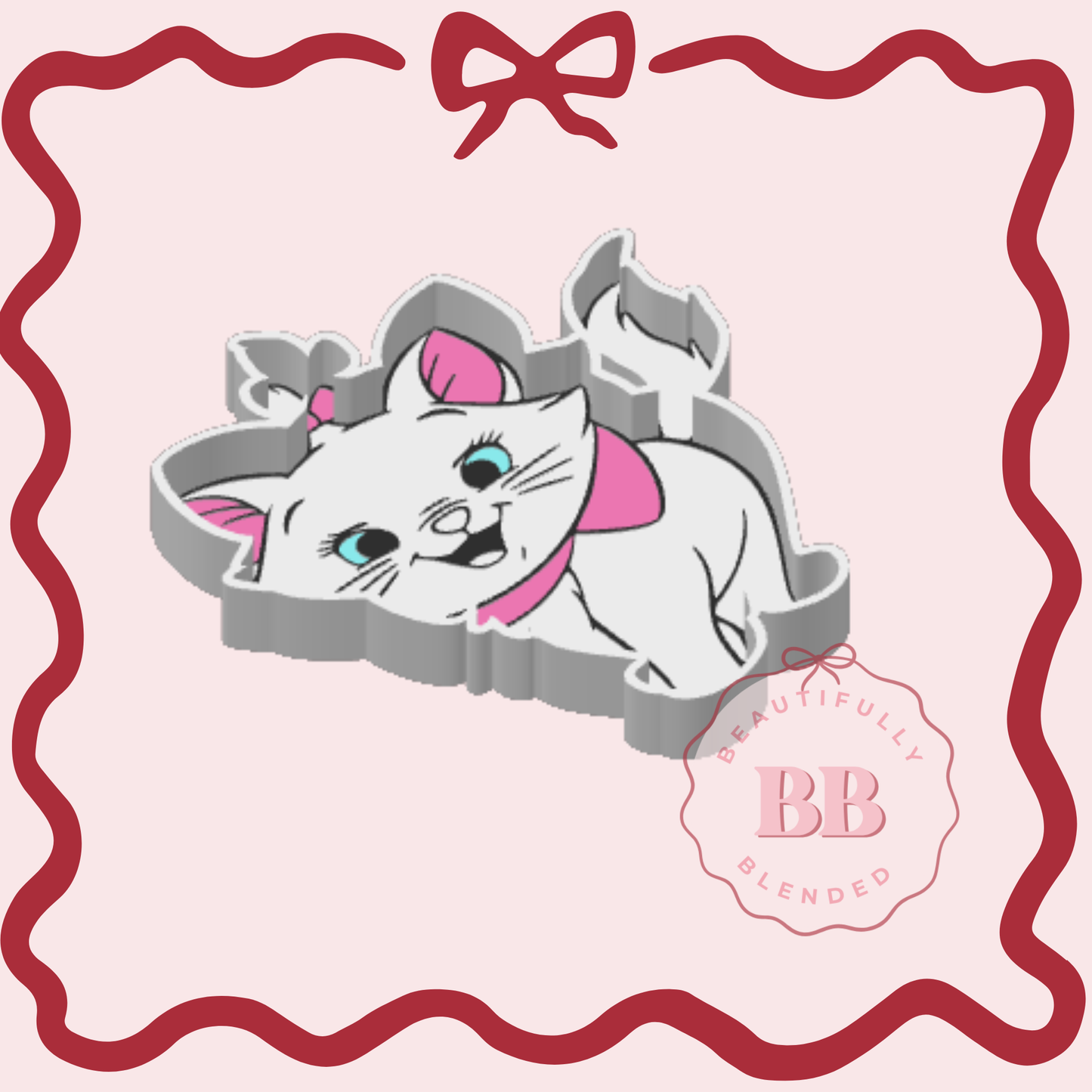 WHITE CAT TRAY