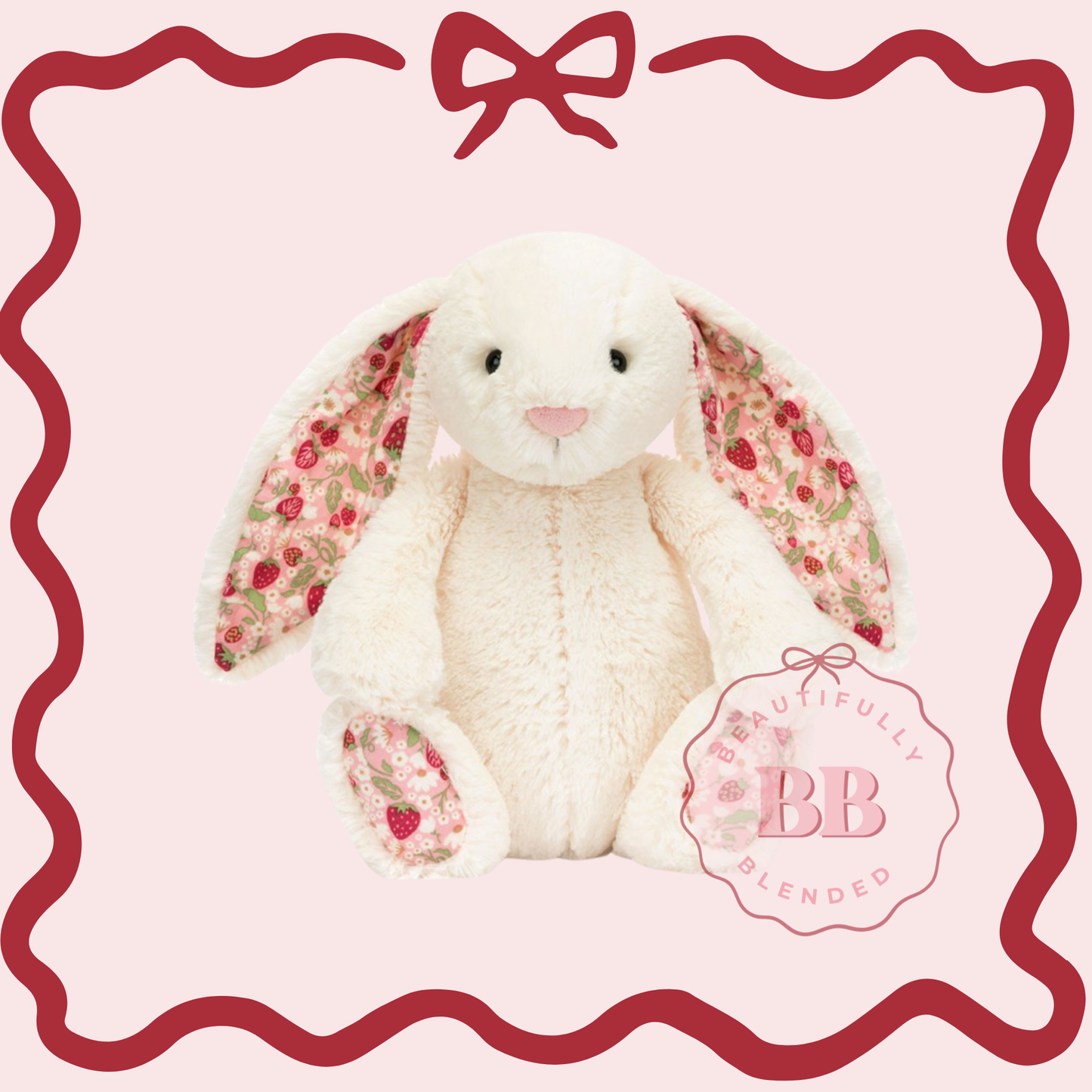 WHITE FLORAL BUNNY-2 WEEK WAIT