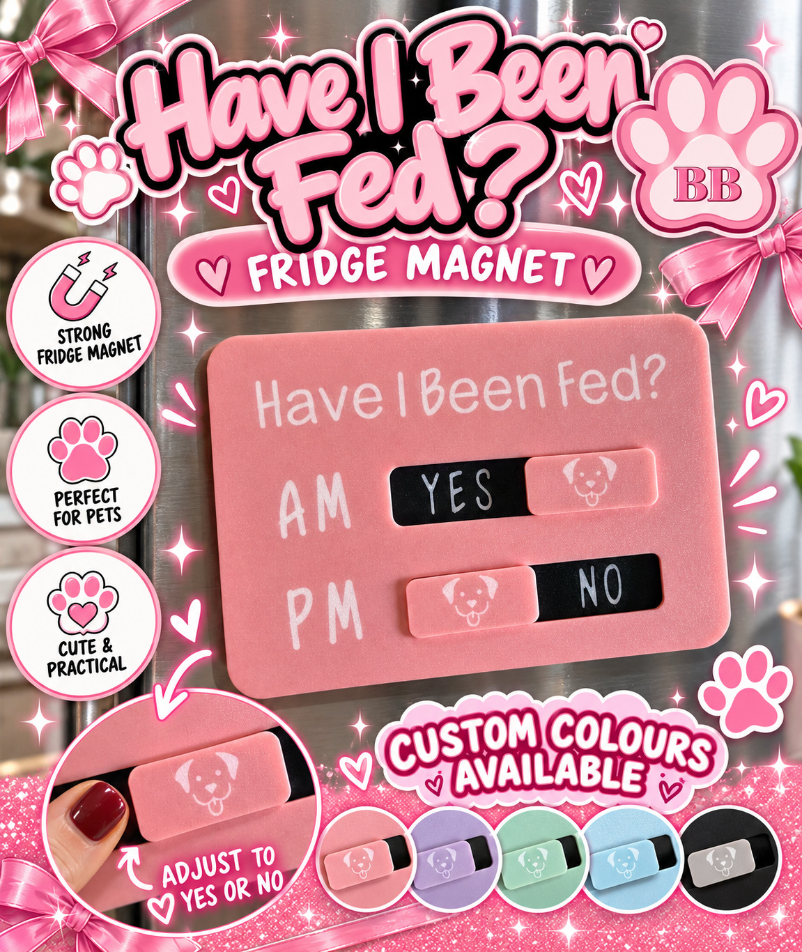 HAVE I BEEN FED FRIDGE MAGNET