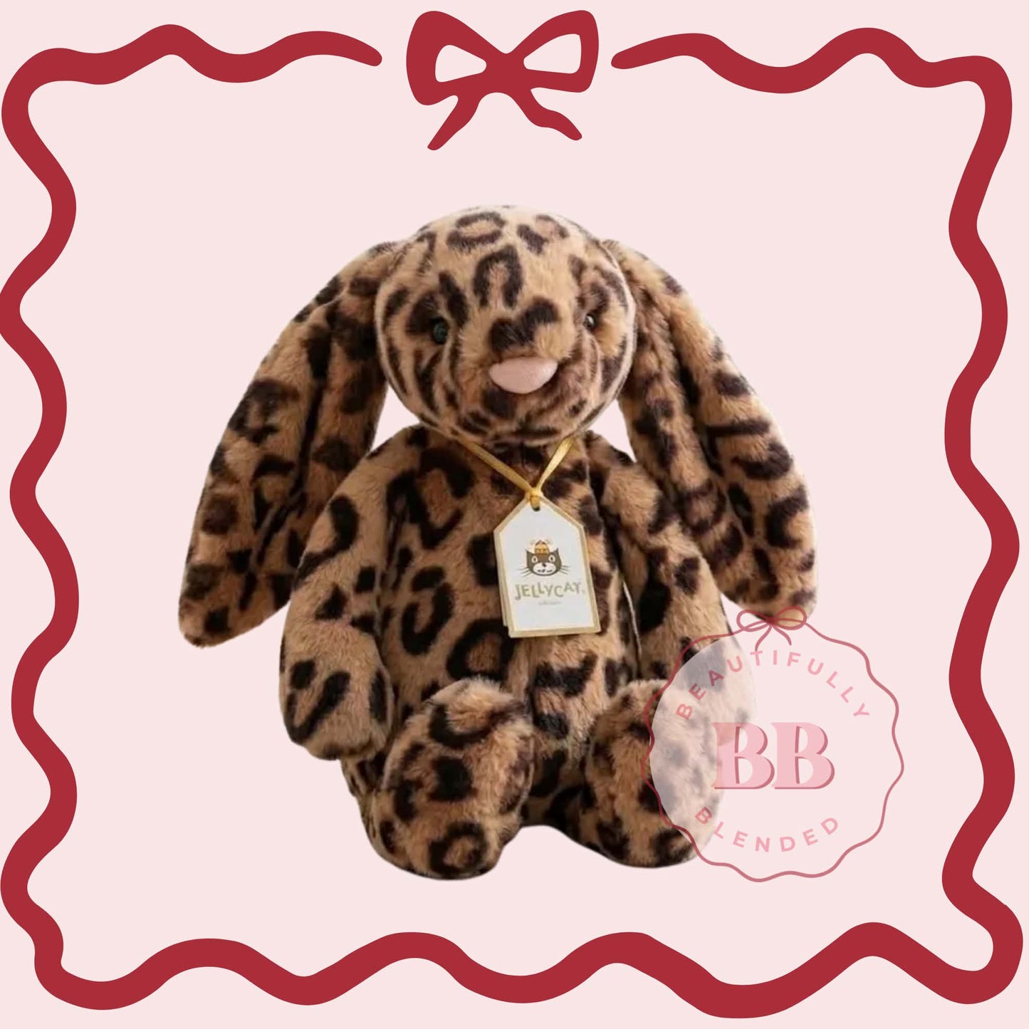 CHEETAH BUNNY PLUSHIE- 2 WEEK WAIT