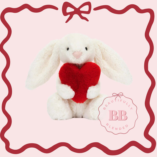 HEART BUNNY PLUSHIE- 2 WEEK WAIT