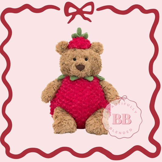 STRAWBERRY BEAR PLUSHIE- 2 WEEK WAIT