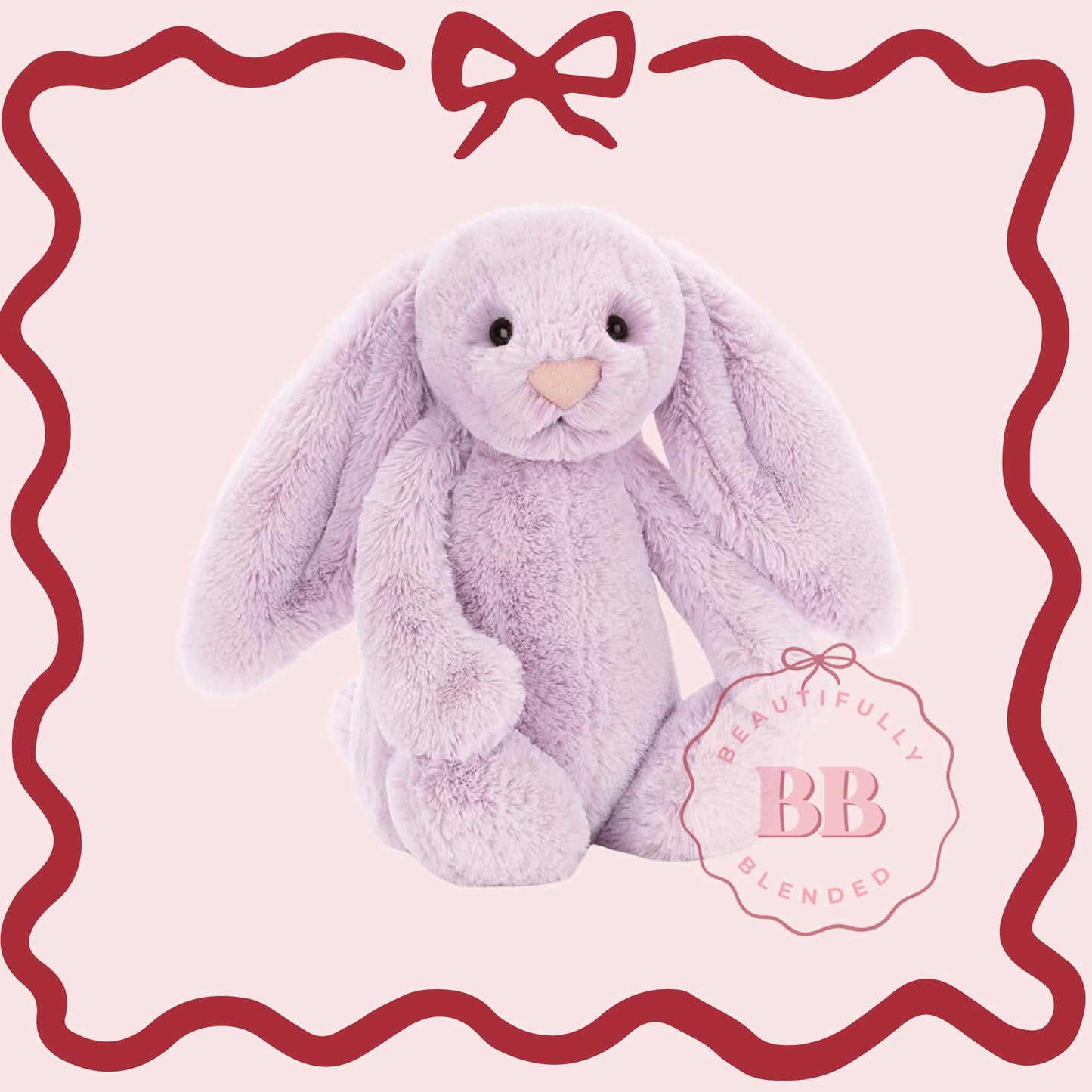 SIMPLE PURPLE BUNNY PLUSHIE- 2 WEEK WAIT