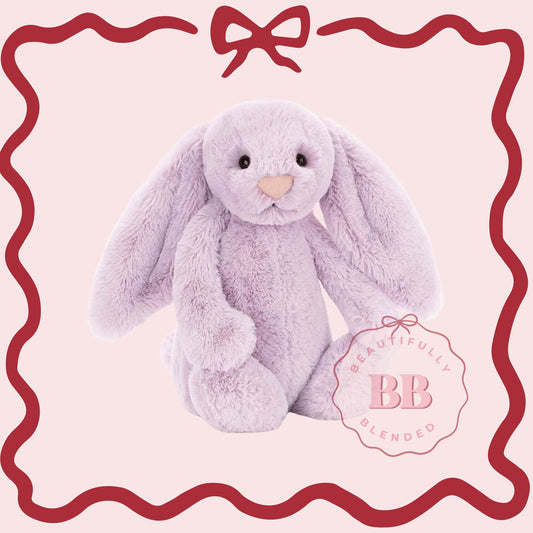 SIMPLE PURPLE BUNNY PLUSHIE- 2 WEEK WAIT