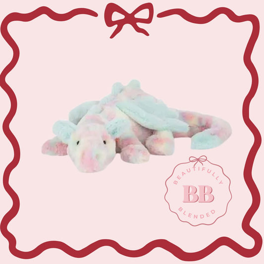 RAINBOW DRAGON PLUSHIE - 2 WEEK WAIT